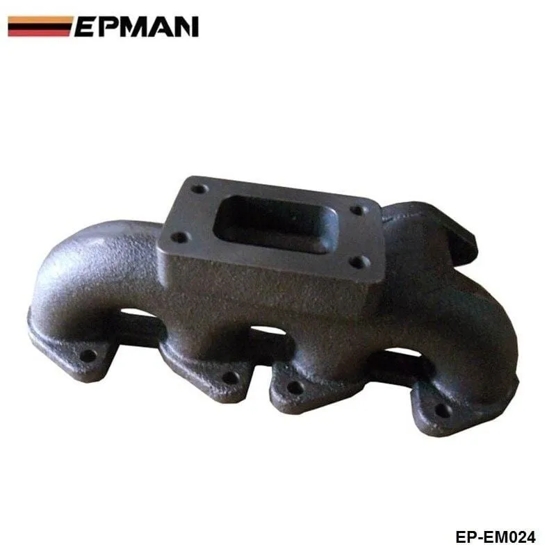 Cast Turbo Exhaust Manifold Header T3/T25 Fit 38MM Wastegate For VW Golf 16V 90-92 EP-EM024