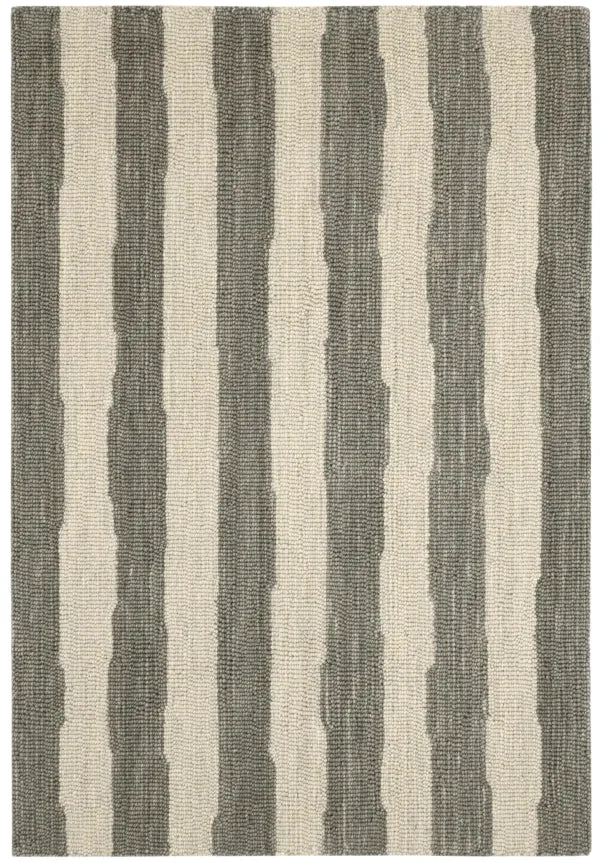 Dash & Albert Silas Stripe Hand Micro Hooked Wool Rug