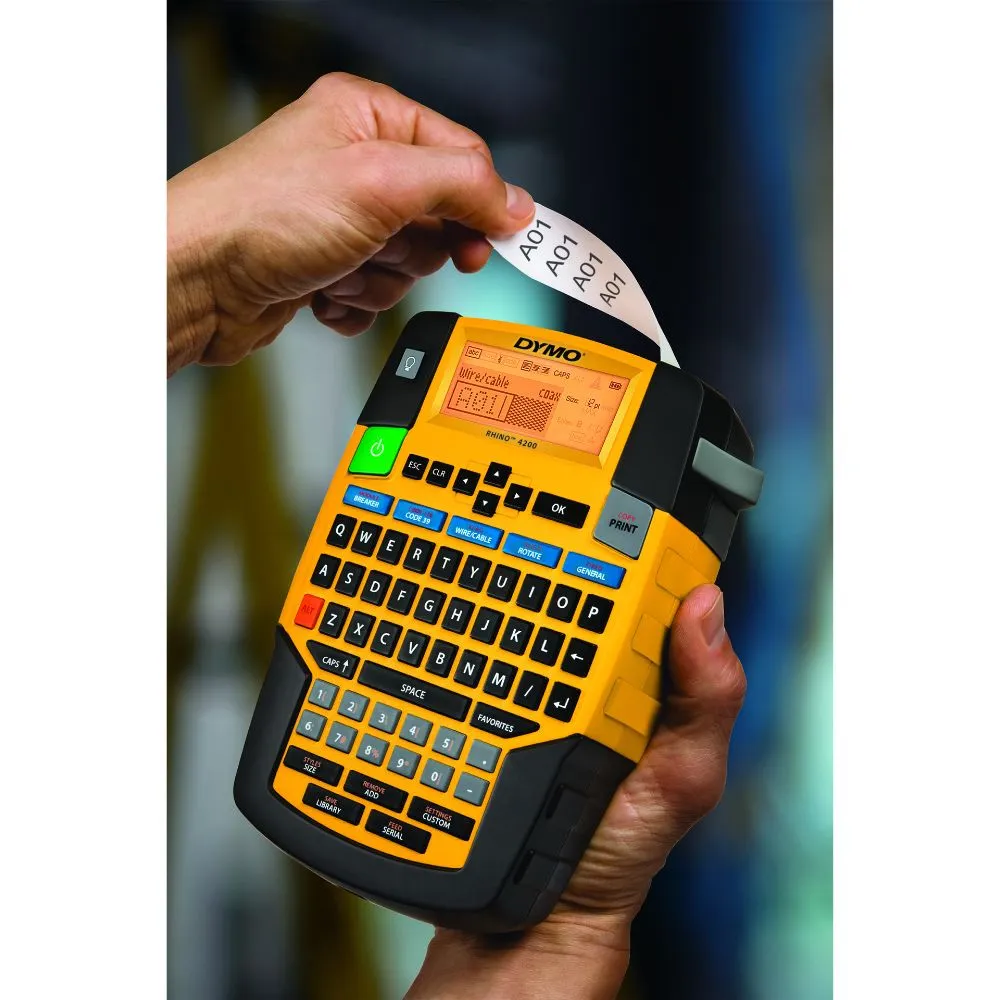 Dymo 1835374 Rhino 4200 Industrial Labeling Kit