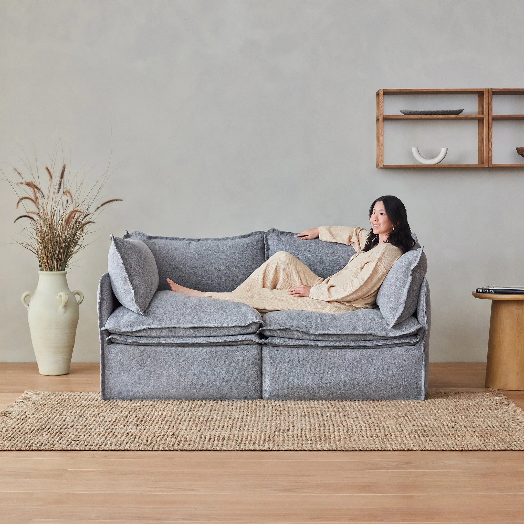 Elevate Comfort Layer for 5-Seater Corner Sectional in Milk