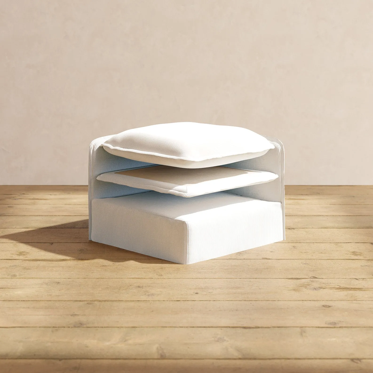 Elevate Comfort Layer for 5-Seater Corner Sectional in Milk