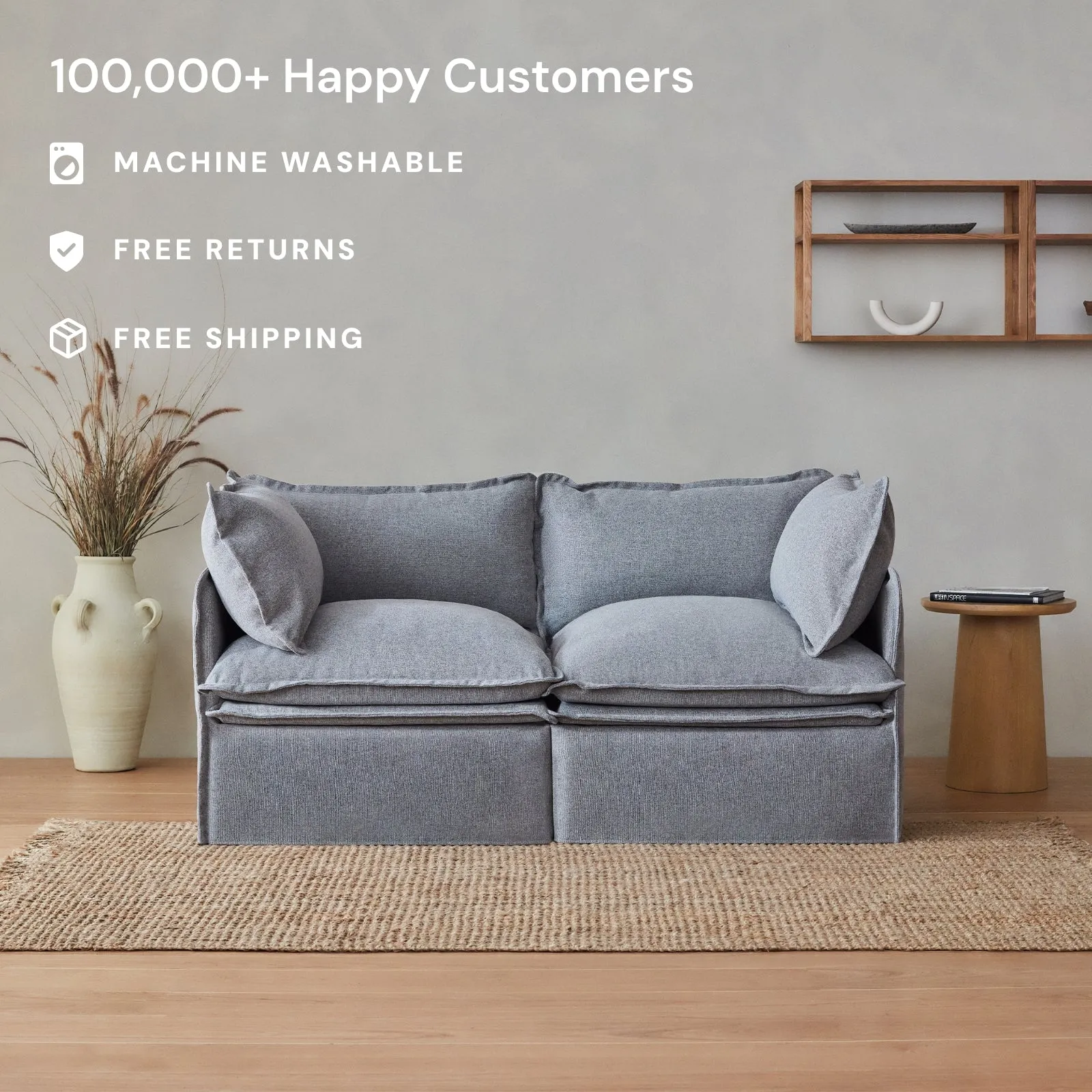 Elevate Comfort Layer for Armchair in Rust
