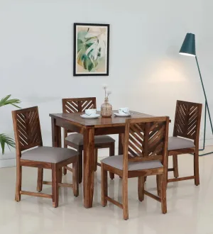 Elista Solid Wood 4 Seater Dining Table Sets