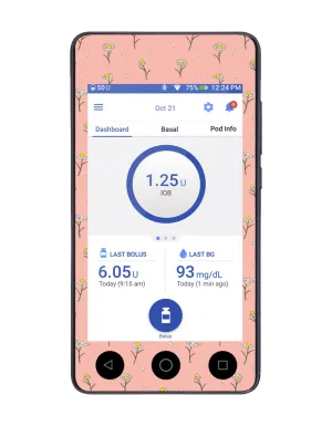 ETC & Organising Chaos Omnipod DASH Cover (Oopsy Daisy)