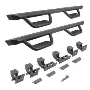 Go Rhino Dominator D2 Side Steps Ford Bronco 4 Doors (2021) [Extreme - w/ Welded Drop Down Hoop Steps] Extreme D2