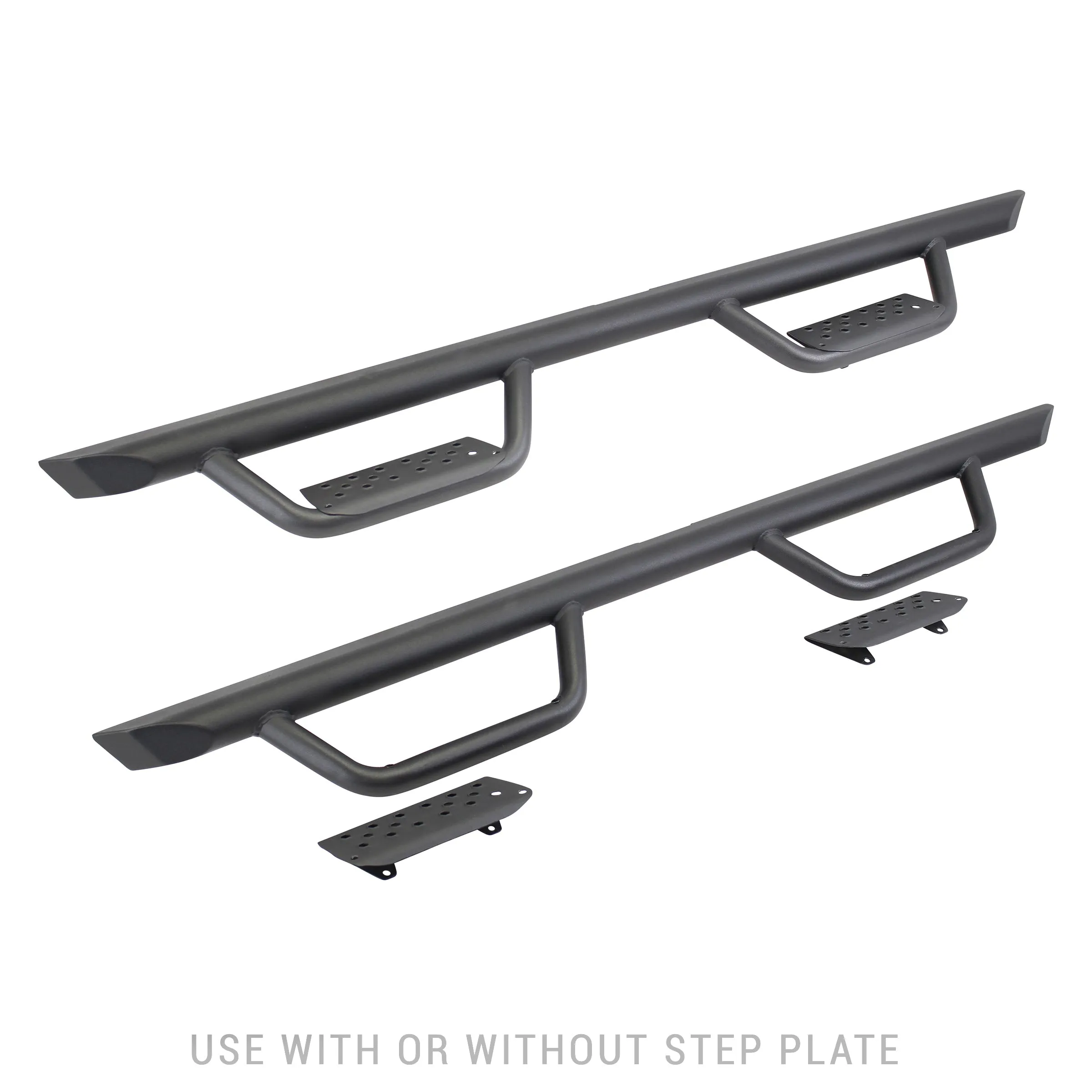 Go Rhino Dominator D2 Side Steps Ford Bronco 4 Doors (2021) [Extreme - w/ Welded Drop Down Hoop Steps] Extreme D2