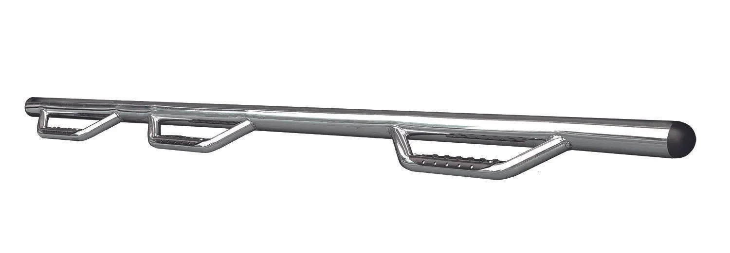 Go Rhino Dominator D3 Side Steps GMC Sierra Diesel (2014) - One Piece Wheel to Wheel