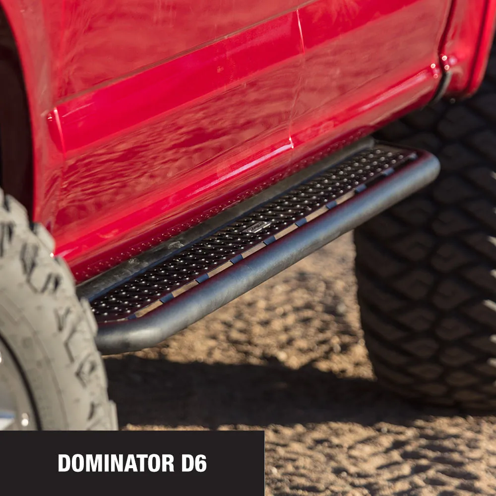 GoRhino Dominator D6 Side Steps (Textured Black) - 2019  Ranger (CrewCab)