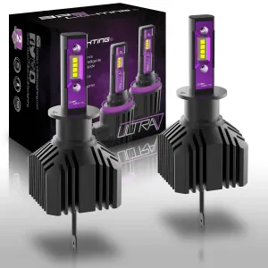 H3 UltraV Series LED Headlight Bulbs 10000 Lumens