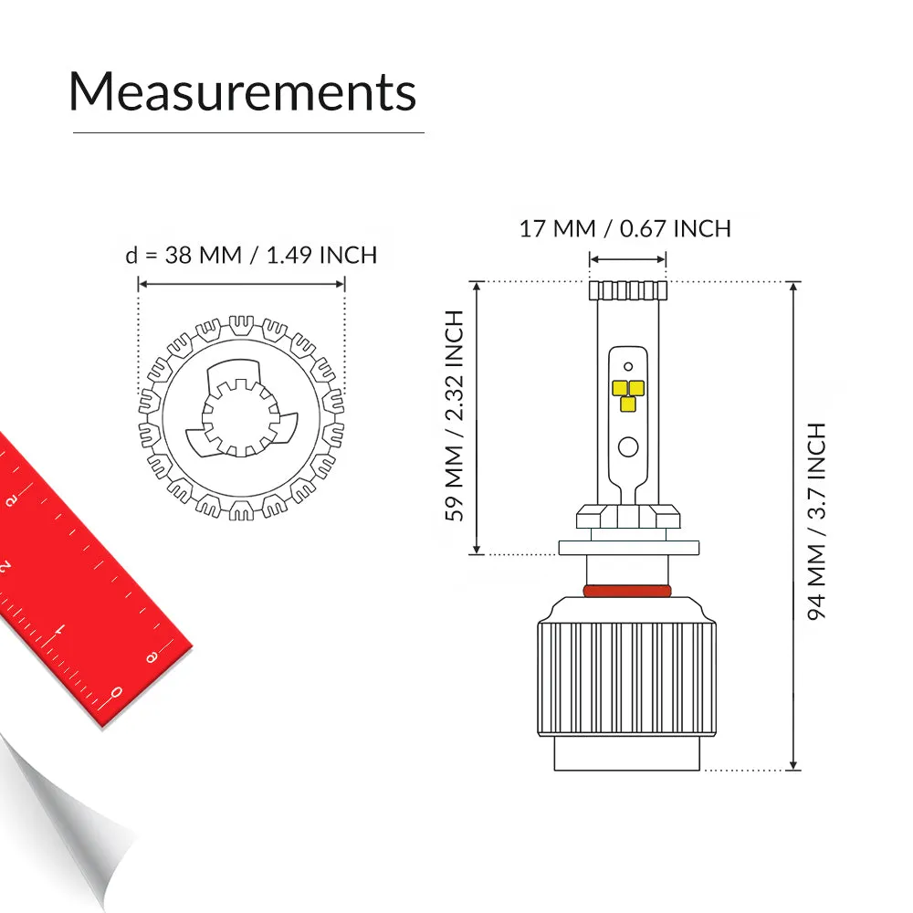 LED 881 Conversion Kit with Cree Chips