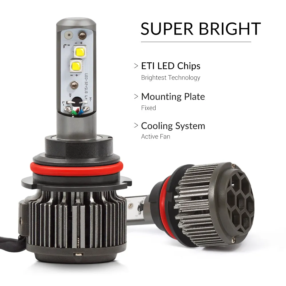 LED 9007 (HB5) Conversion Kit with ETI LED Chips