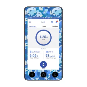Omnipod DASH Cover (Shark Camo)