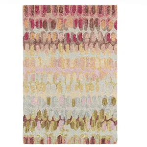 Paint Chip Pastel Micro Hooked Wool Rug