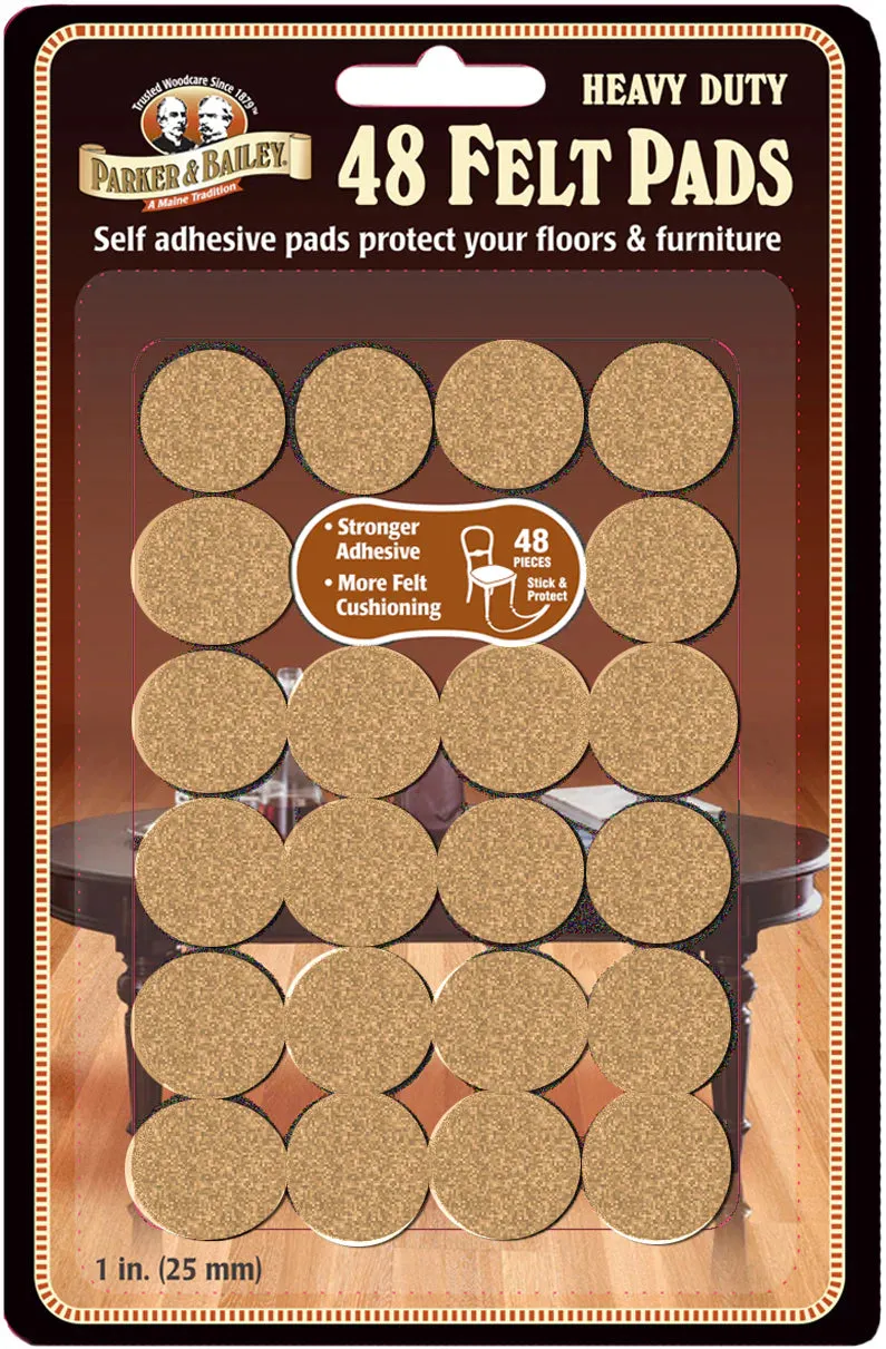 Parker & Bailey Felt 48 pc 1 Inch Oatmeal