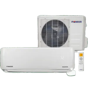 Pioneer WYS009GMFI19RL 9000 BTU 18 SEER 230V Ductless Mini-Split Air Conditioner Heat Pump System Full Set New