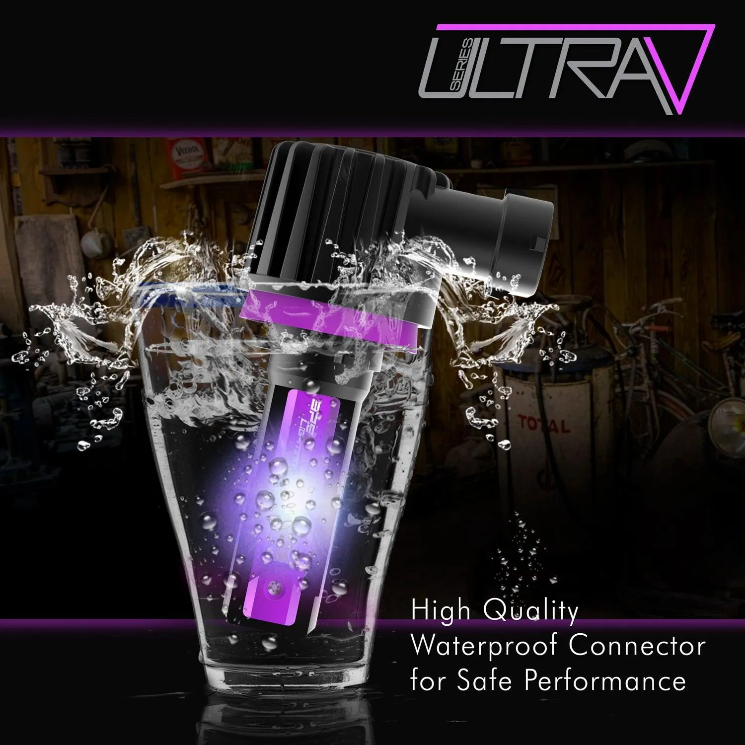 PSX24W UltraV Series LED Headlight Bulbs 10000 Lumens
