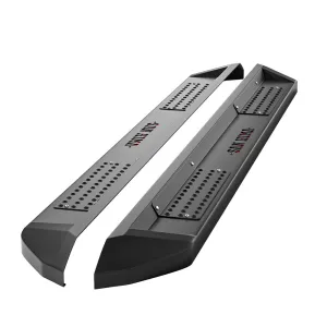 San Hima Pair Steel Side Steps Running Boards for Ford Ranger Dual Cab 2012-2021