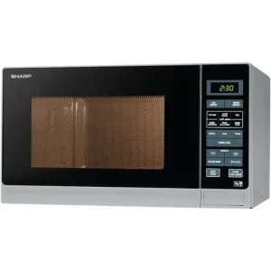 Sharp R372SLM 25 Litre Solo Microwave  Silver