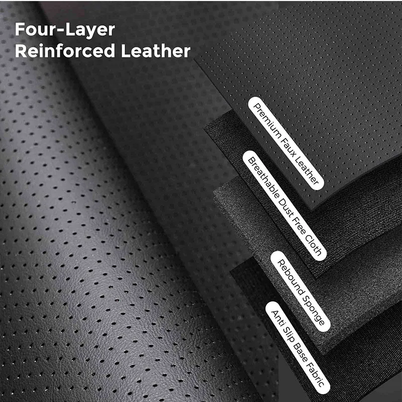 TAPTES® Black Seat Covers for 2024 Tesla Model 3 Highland, Seat Protectors for Tesla Model 3 Highland Full Set