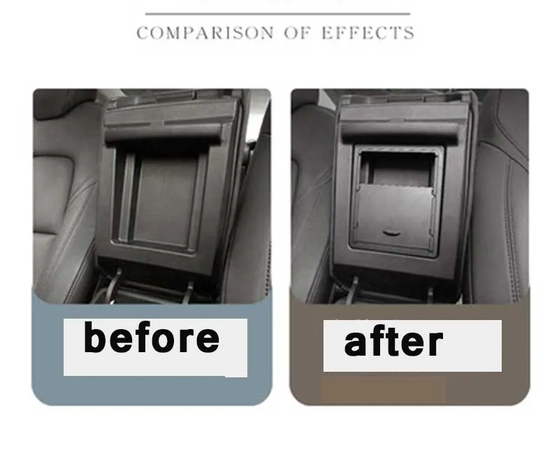 TAPTES® Hidden Armrest Storage Box for Tesla Model 3 Model Y 2017-2023 2024