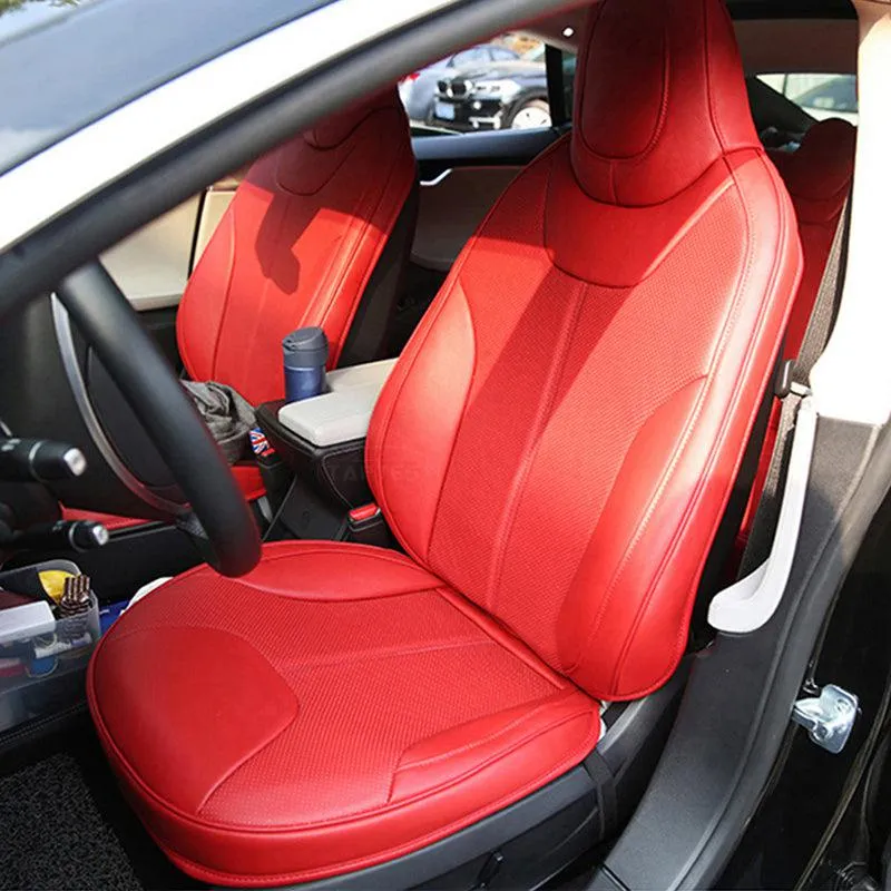 TAPTES® Seat Covers for 2012-2023 2024 Tesla Model S Front Seats, 100% OEM Style for Tesla Seat Covers