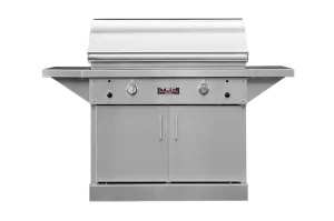 TEC Grills: 44" Sterling Patio On Stainless Cabinet With Side Shelves (64")