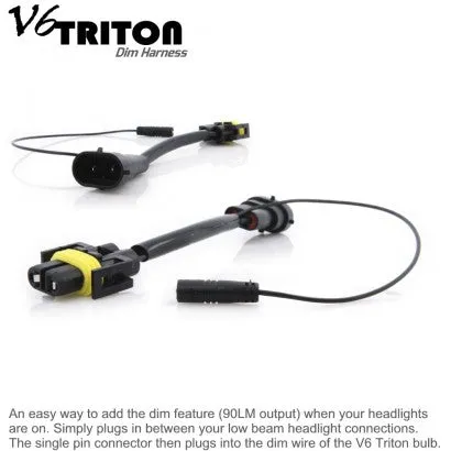 V6 TRITON 5K / 6K WHITE AMBER SWITCHBACK