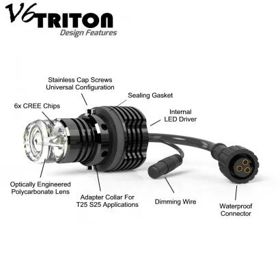 V6 TRITON 5K / 6K WHITE AMBER SWITCHBACK