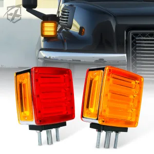 Xprite Pillar Series LED Dual Face Truck Fender Pedestal Marker Lights